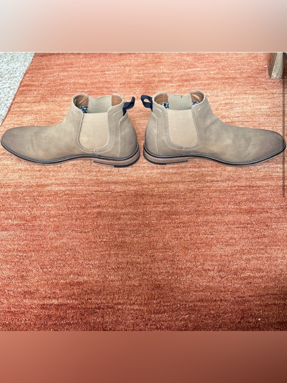 Steve Madden Men's Tan Chelsea Boots 8.5 - Picture 2 of 7